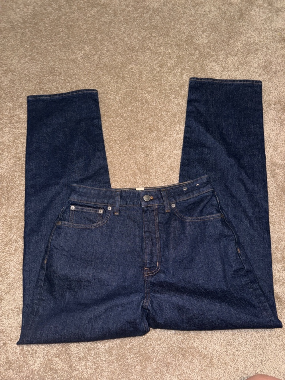 Madewell Curvy ‘90s Straight Jean Dark Wash - 28 - NWT - Picture 5 of 10